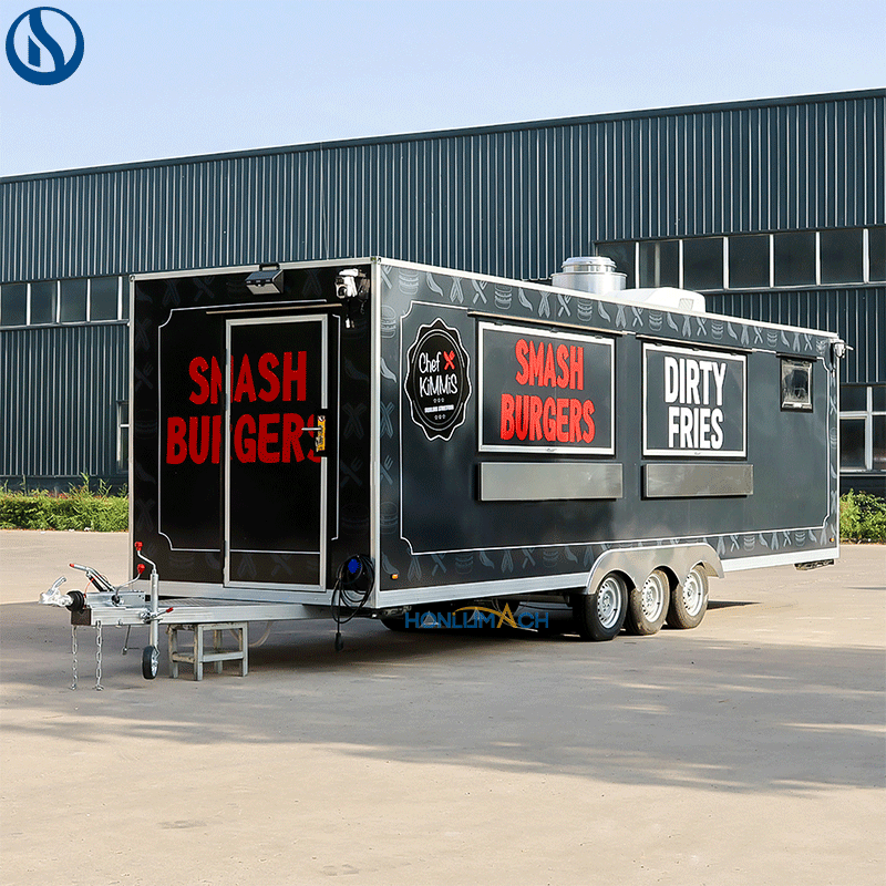 Custom 26.2ft Mobile Food Trailer Built for European Street Food Businesses - Image 5
