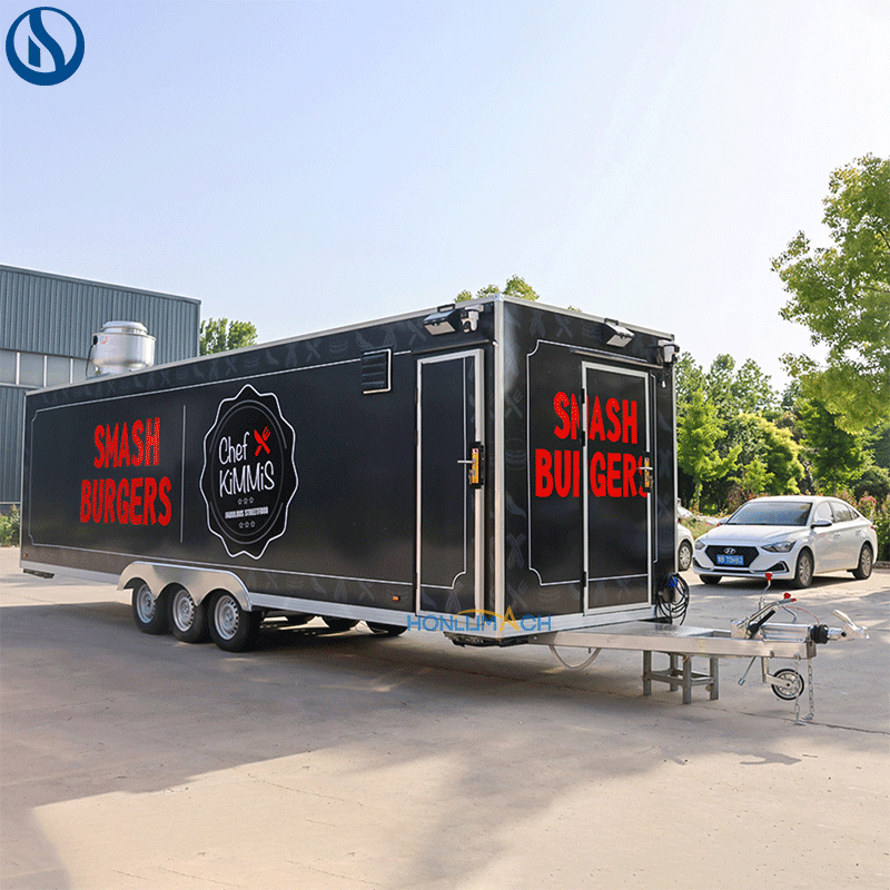 Custom 26.2ft Mobile Food Trailer Built for European Street Food Businesses - Image 7