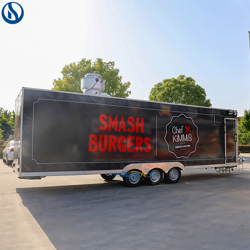Custom 26.2ft Mobile Food Trailer Built for European Street Food Businesses - Image 8