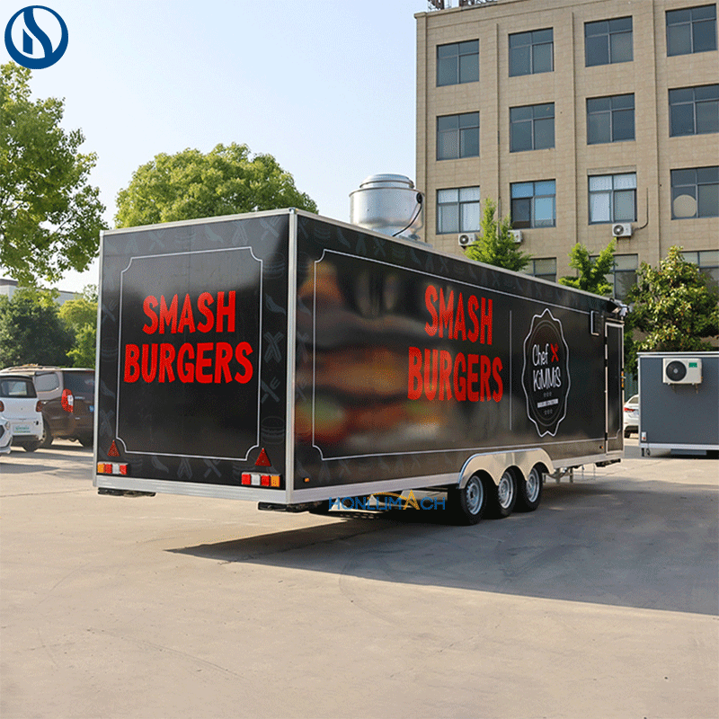 Custom 26.2ft Mobile Food Trailer Built for European Street Food Businesses - Image 9