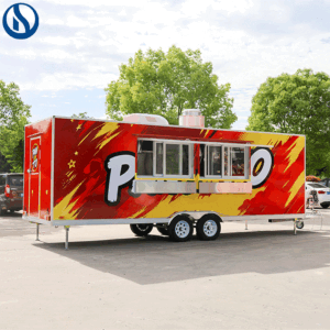 23ft Custom Mobile Food Truck for Canada | Fully Equipped Fast Food Trailer