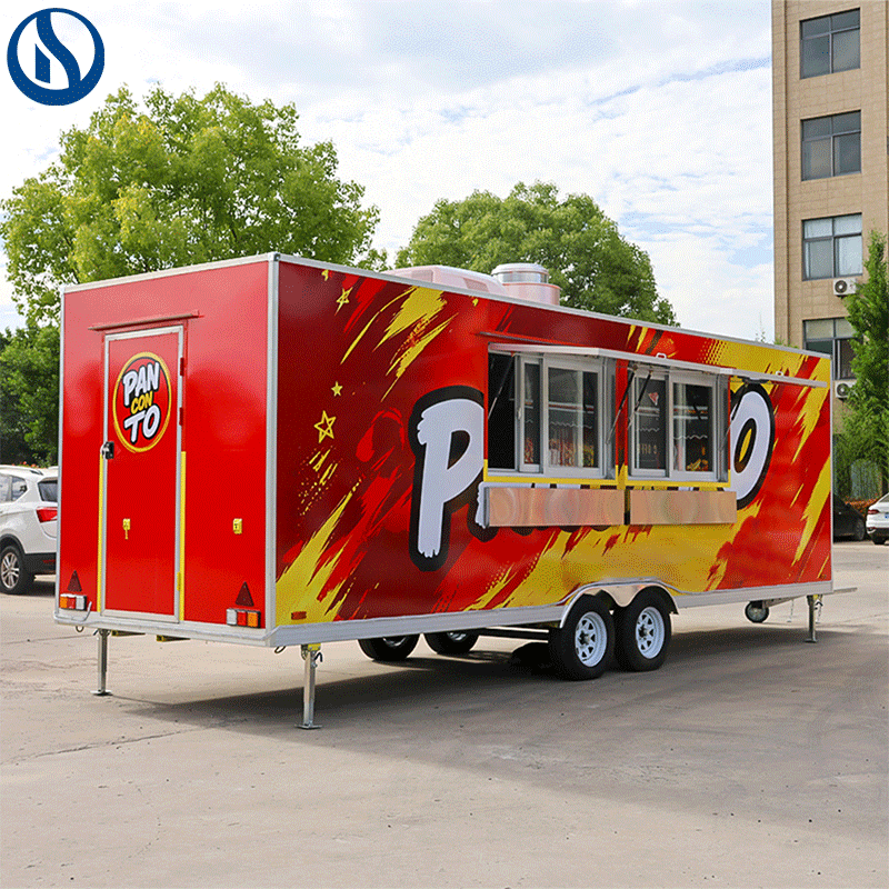 23ft Custom Mobile Food Truck for Canada | Fully Equipped Fast Food Trailer - Image 3