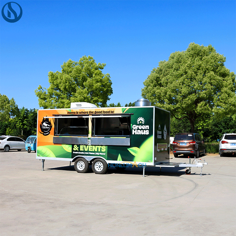 Custom Mobile Food Truck for Jamaica & North America | DOT & CE Certified Food Trailer Manufacturer - Image 2