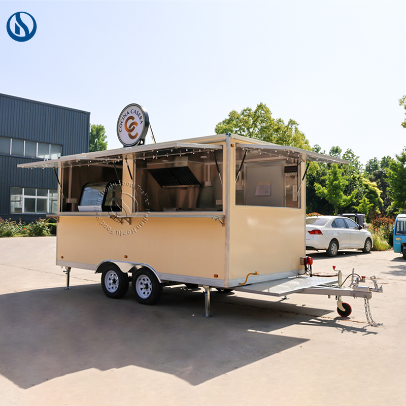 Custom Stainless Steel Food Trailer for Sale in Papua New Guinea | Mobile Catering Trailer Manufacturer - Image 2