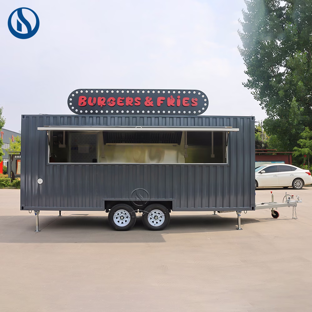 ⁦16.4ft Custom Mobile Food Truck Built for European Street Food Businesses⁩ - الصورة ⁦2⁩