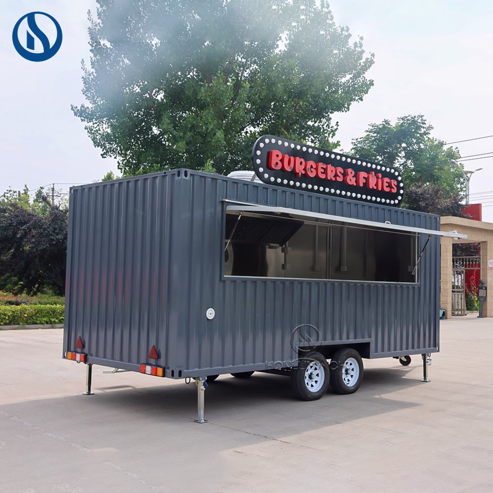 ⁦16.4ft Custom Mobile Food Truck Built for European Street Food Businesses⁩ - الصورة ⁦4⁩