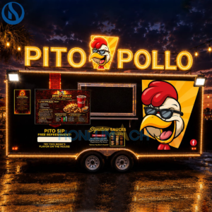 16.4ft Custom Food Trailer for Australia | Fully Tailored Mobile Catering Solution