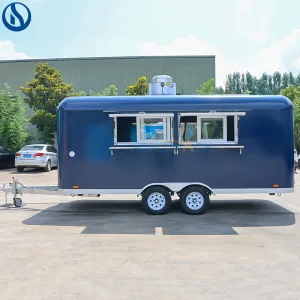 16,4ft Custom Galvanized Mobile Food Trailer for Greece | Πιστοποιημένος κατασκευαστής CE