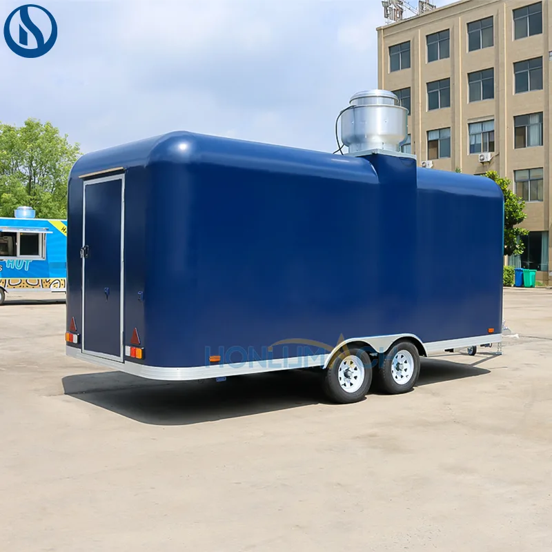 16.4ft Custom Galvanized Mobile Food Trailer for Greece | CE Certified Manufacturer - Image 9