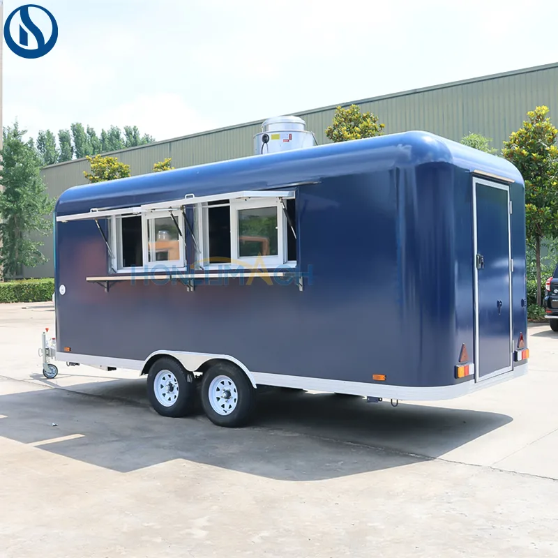 16.4ft Custom Galvanized Mobile Food Trailer for Greece | CE Certified Manufacturer - Image 11