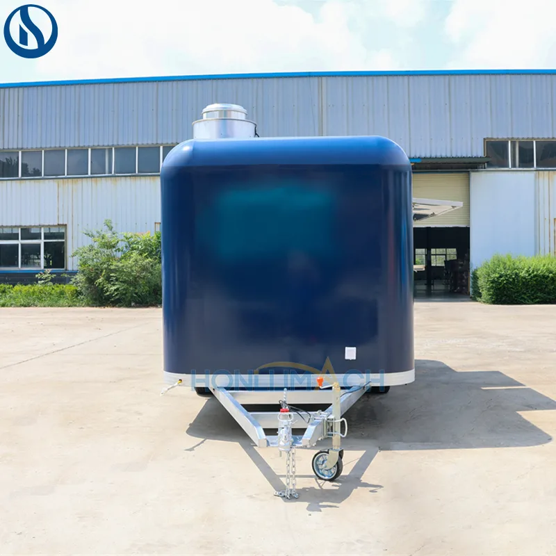 16.4ft Custom Galvanized Mobile Food Trailer for Greece | CE Certified Manufacturer - Image 5