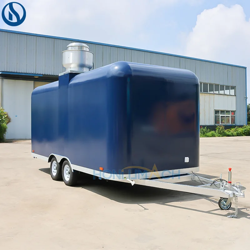 16.4ft Custom Galvanized Mobile Food Trailer for Greece | CE Certified Manufacturer - Image 6