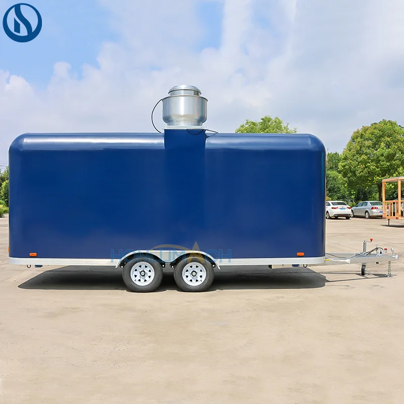 16.4ft Custom Galvanized Mobile Food Trailer for Greece | CE Certified Manufacturer - Image 8