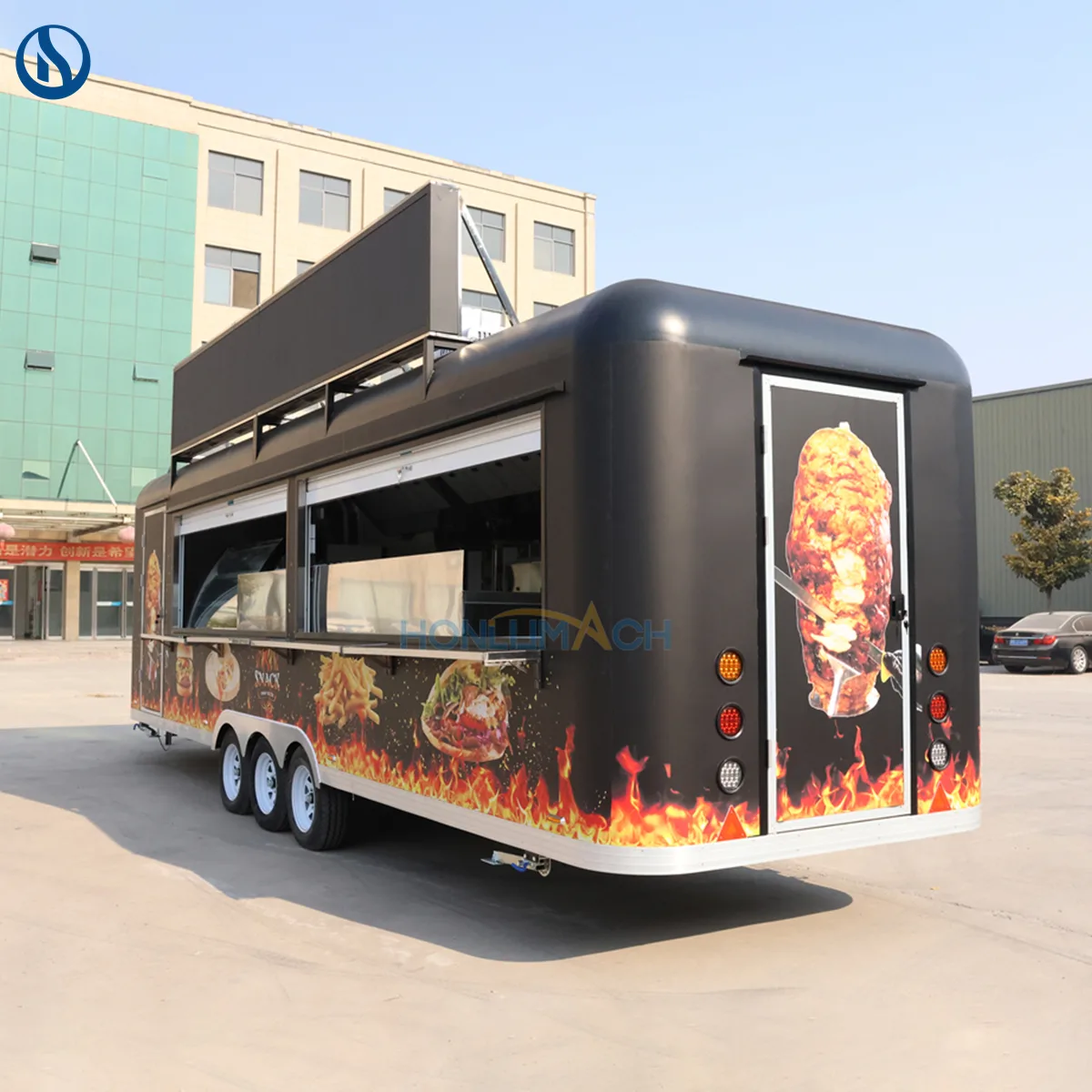 26.2ft Custom Food Trailer for France | Fully Equipped Mobile Catering Trailer - Image 13