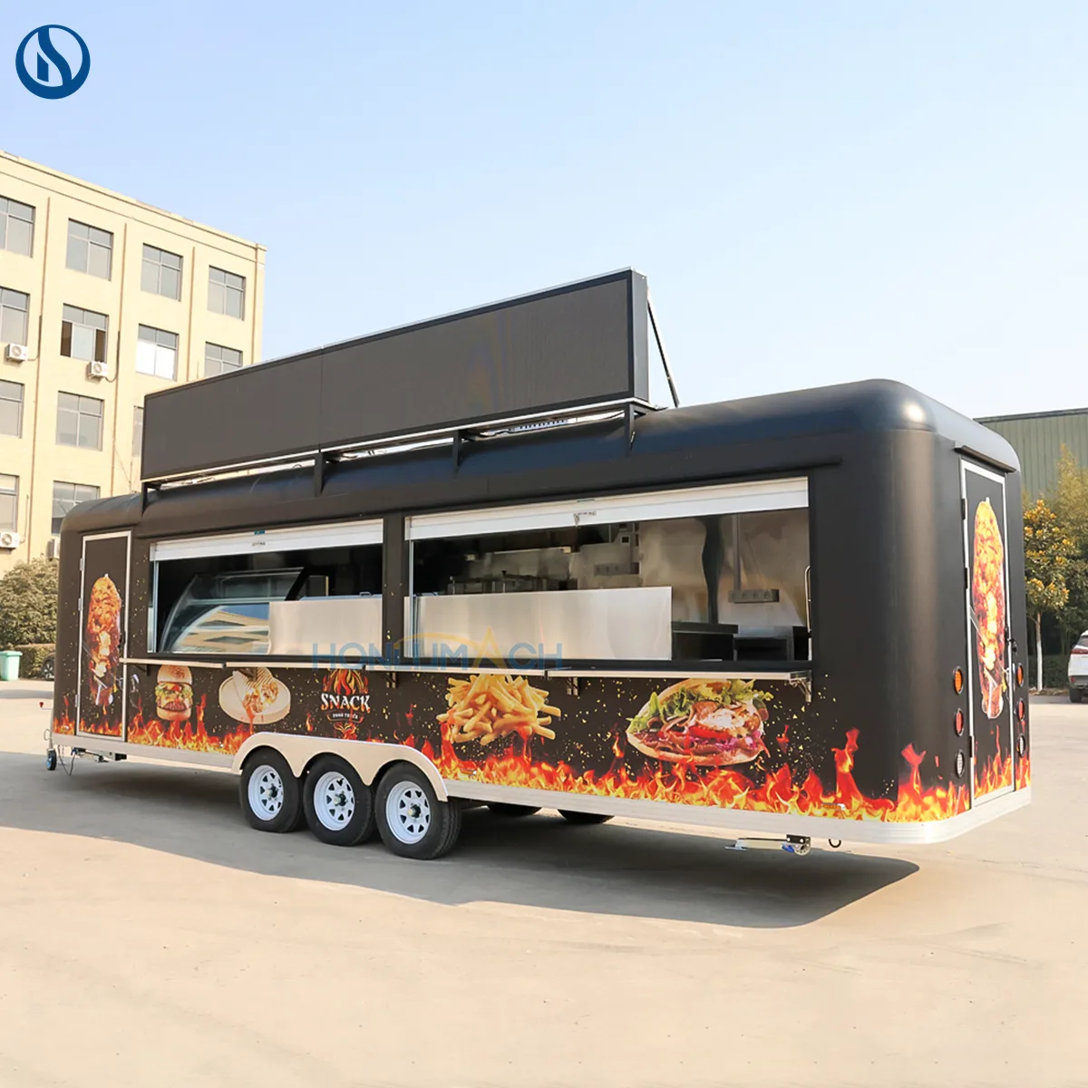 26.2ft Custom Food Trailer for France | Fully Equipped Mobile Catering Trailer - Image 15