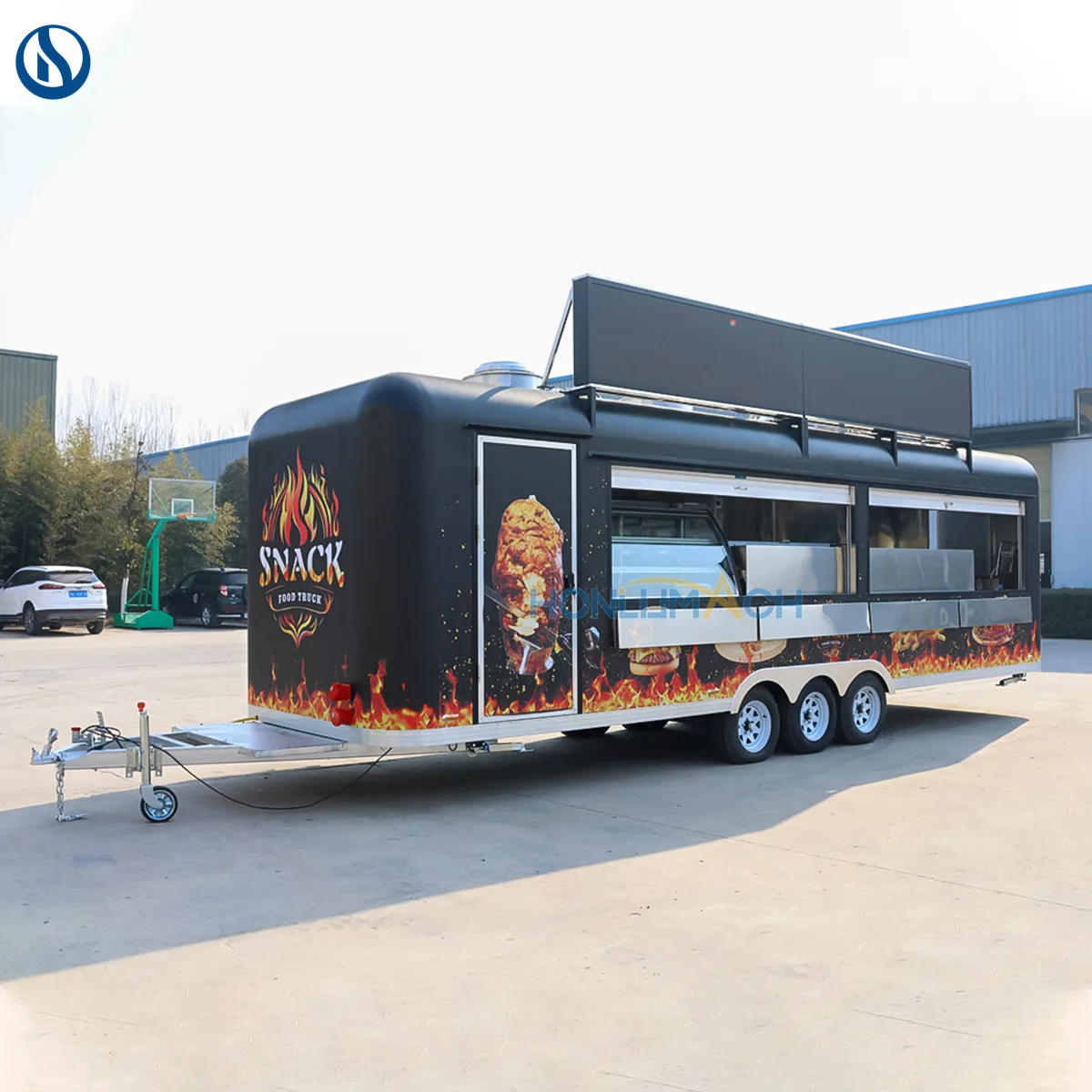 26.2ft Custom Food Trailer for France | Fully Equipped Mobile Catering Trailer - Image 4