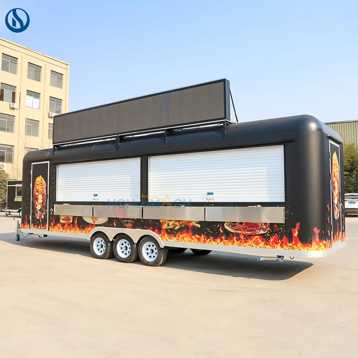 26.2ft Custom Food Trailer for France | Fully Equipped Mobile Catering Trailer - Image 14