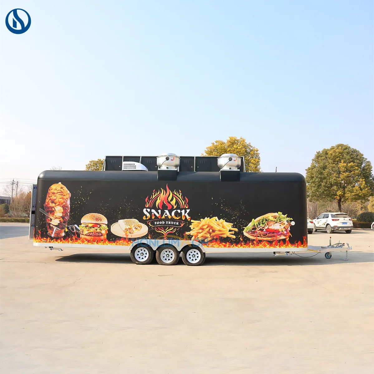 26.2ft Custom Food Trailer for France | Fully Equipped Mobile Catering Trailer - Image 9