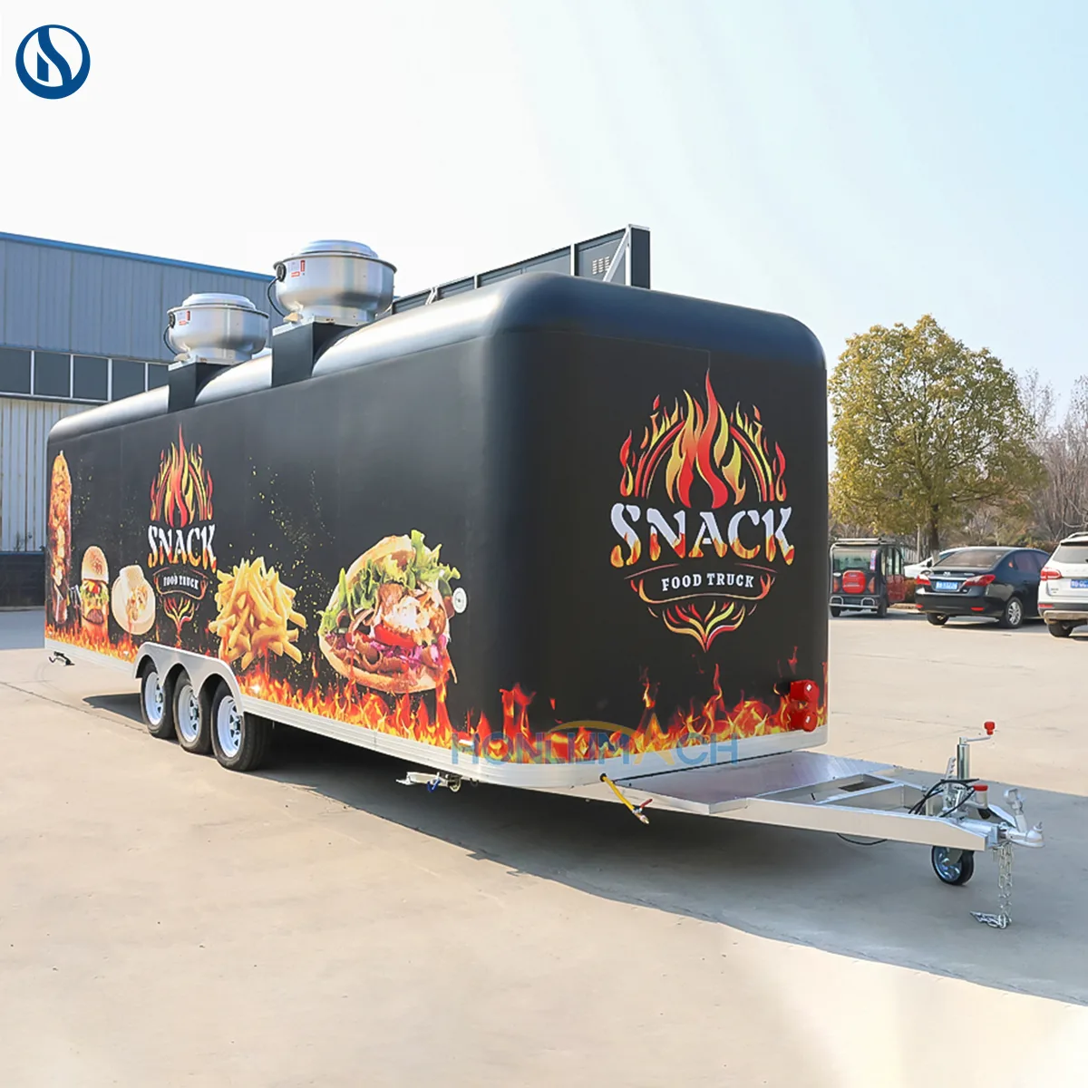 26.2ft Custom Food Trailer for France | Fully Equipped Mobile Catering Trailer - Image 7