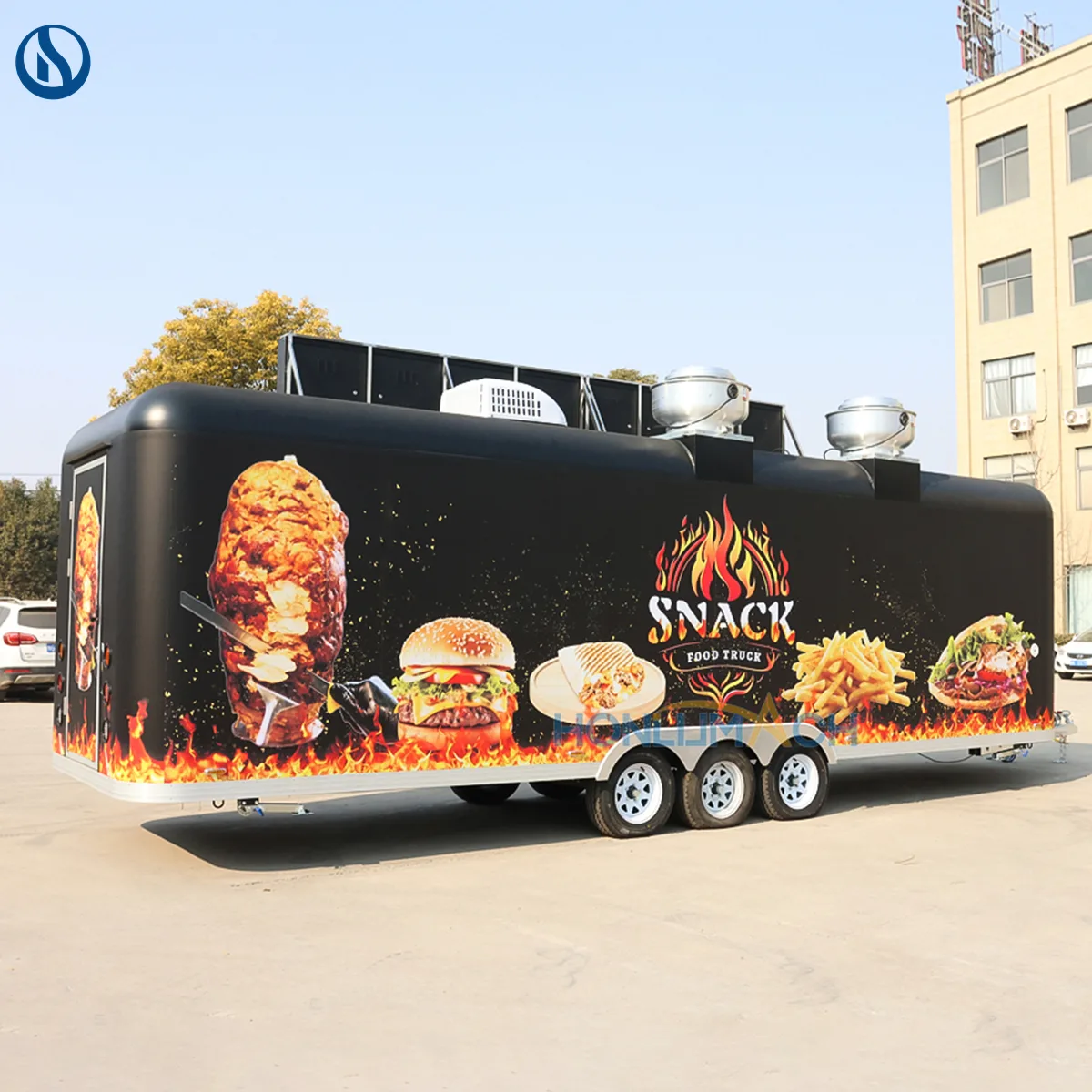 26.2ft Custom Food Trailer for France | Fully Equipped Mobile Catering Trailer - Image 10