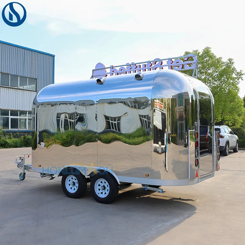 13.1ft Custom Stainless Steel Food Trailer for France | Mobile Catering Solution - Image 5