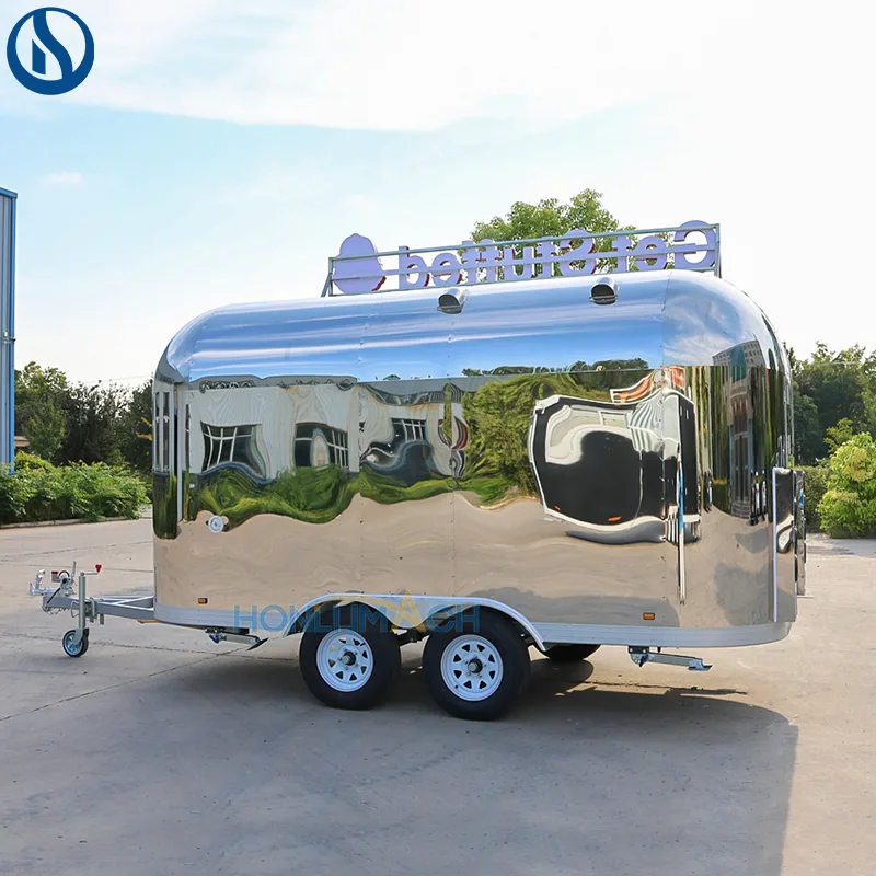 13.1ft Custom Stainless Steel Food Trailer for France | Mobile Catering Solution - Image 6