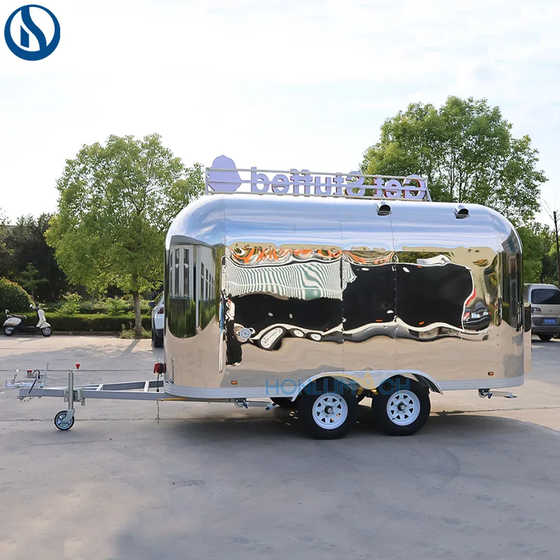 13.1ft Custom Stainless Steel Food Trailer for France | Mobile Catering Solution - Image 7
