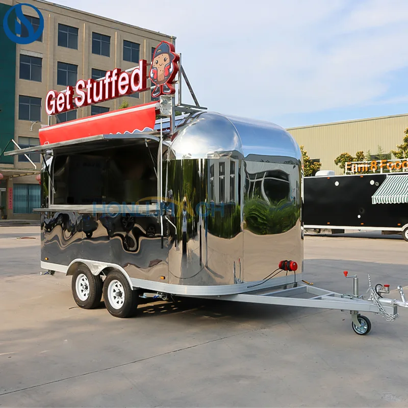 13.1ft Custom Stainless Steel Food Trailer for France | Mobile Catering Solution - Image 8