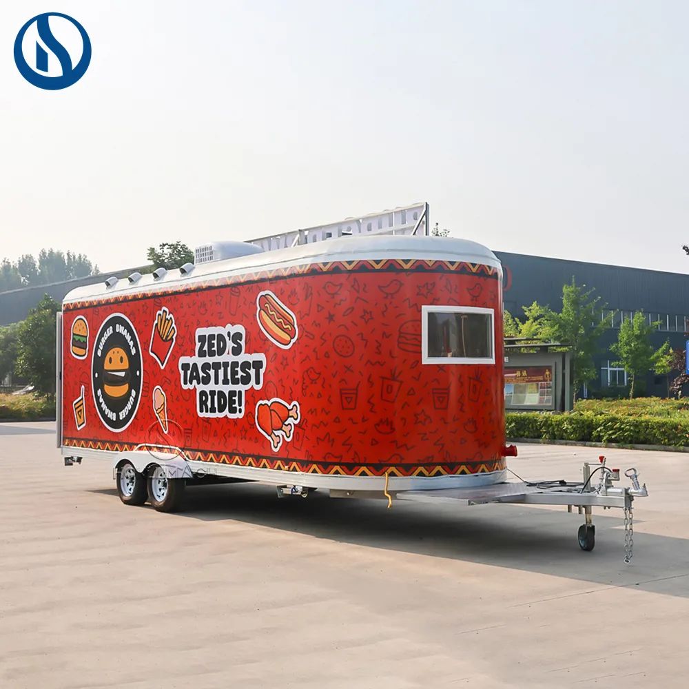 Custom 21.3ft Mobile Food Trailer for Australia with Fully Equipped Commercial Kitchen - Image 9