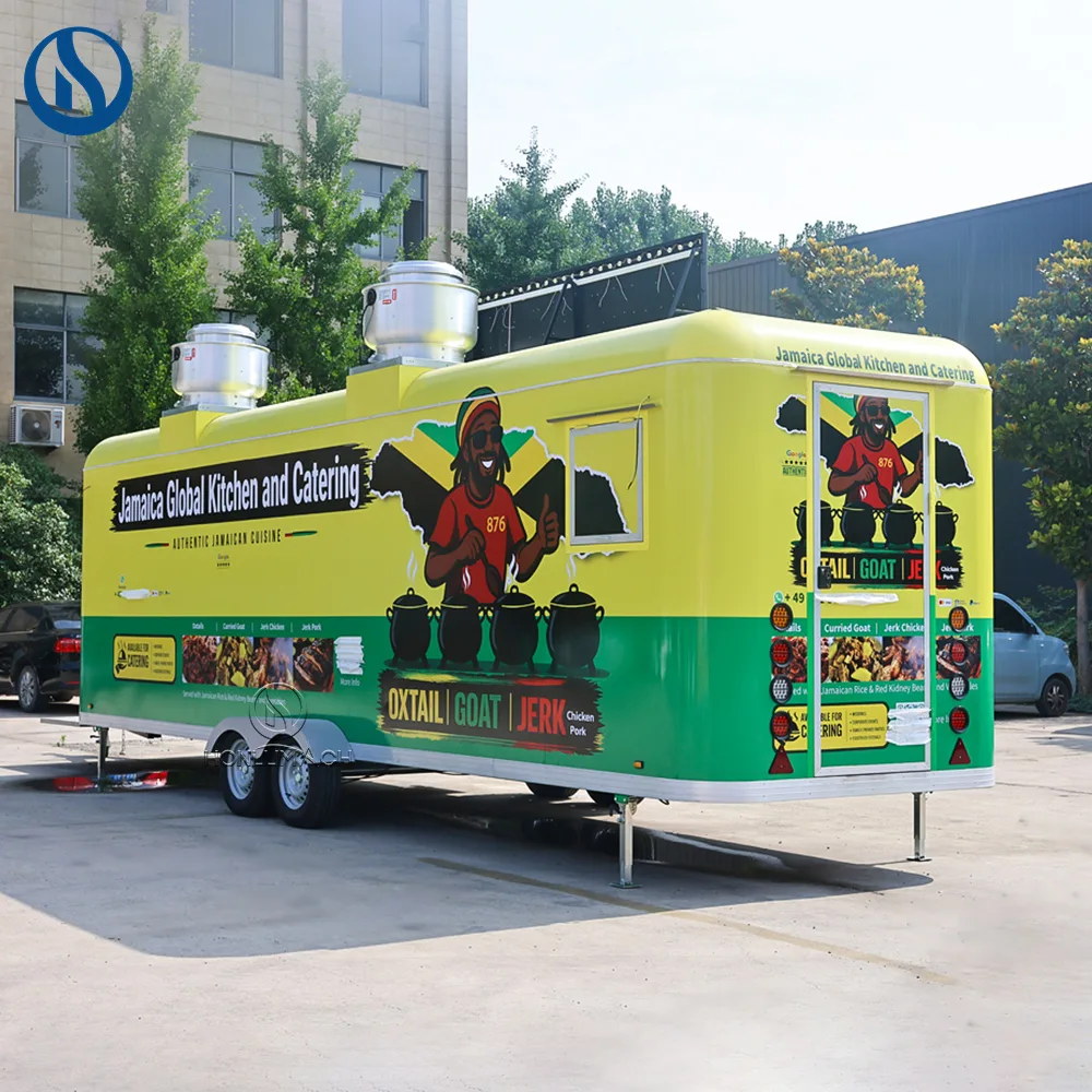 26.5ft Custom Mobile Food Trailer for Sale | Built for Jamaica Street Food Business - Image 7