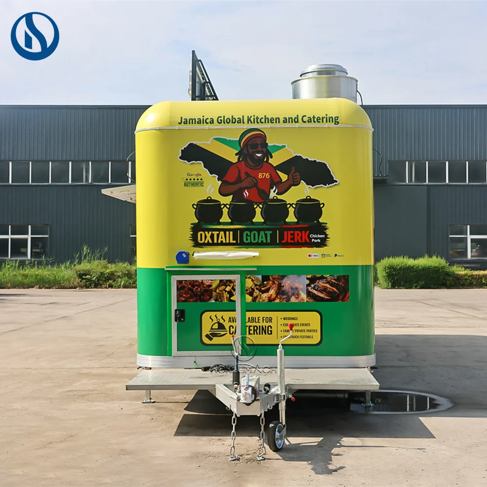 26.5ft Custom Mobile Food Trailer for Sale | Built for Jamaica Street Food Business - Image 10