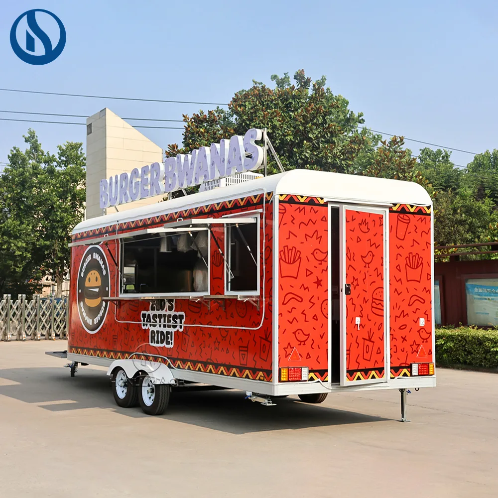 Custom 21.3ft Mobile Food Trailer for Australia with Fully Equipped Commercial Kitchen - Image 5