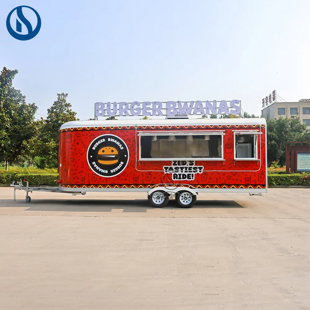 Custom 21.3ft Mobile Food Trailer for Australia with Fully Equipped Commercial Kitchen - Image 2