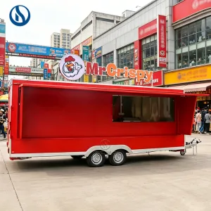19.6ft Custom Food Trailer for Sale in Poland | Fully Equipped Mobile Catering Trailer