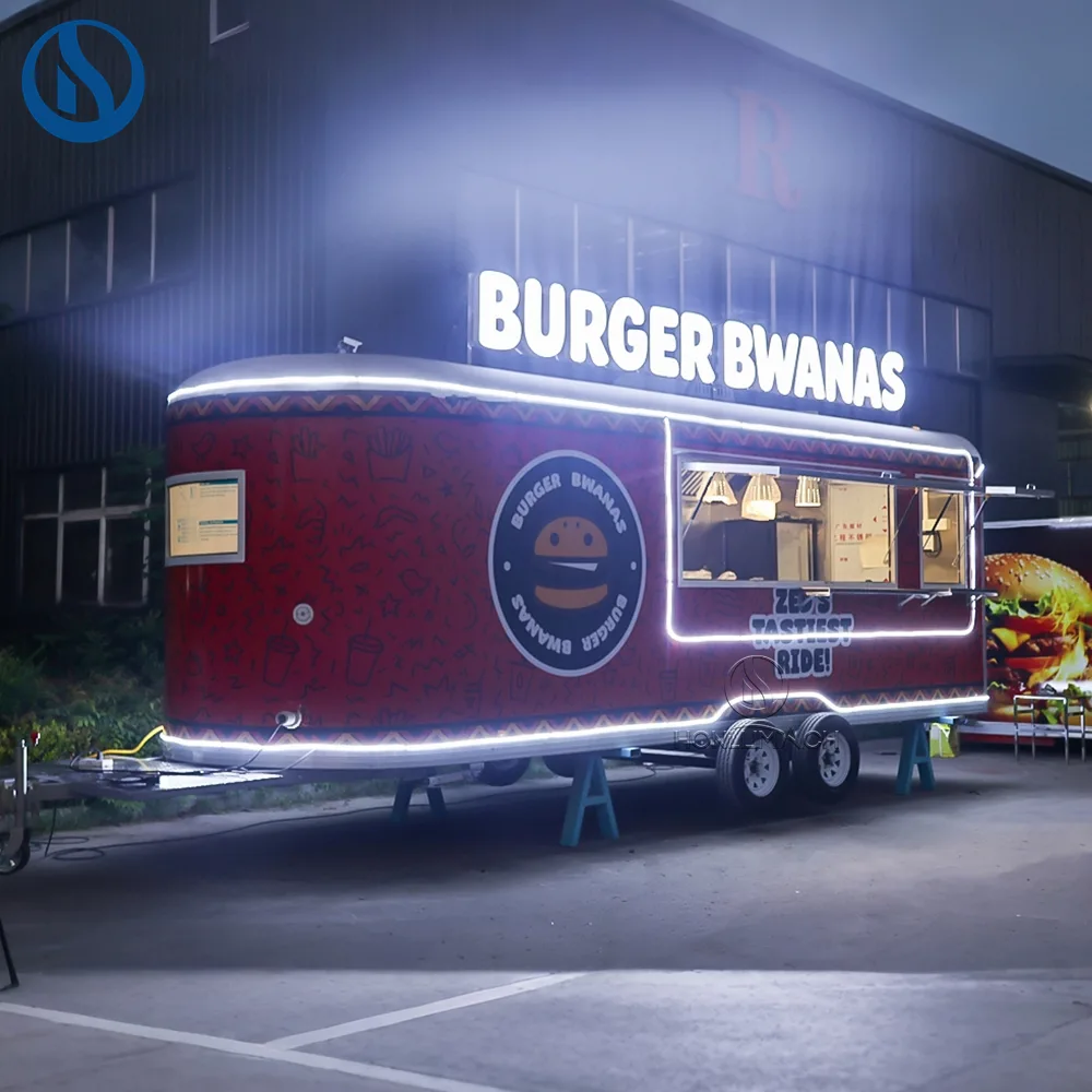 Custom 21.3ft Mobile Food Trailer for Australia with Fully Equipped Commercial Kitchen - Image 3