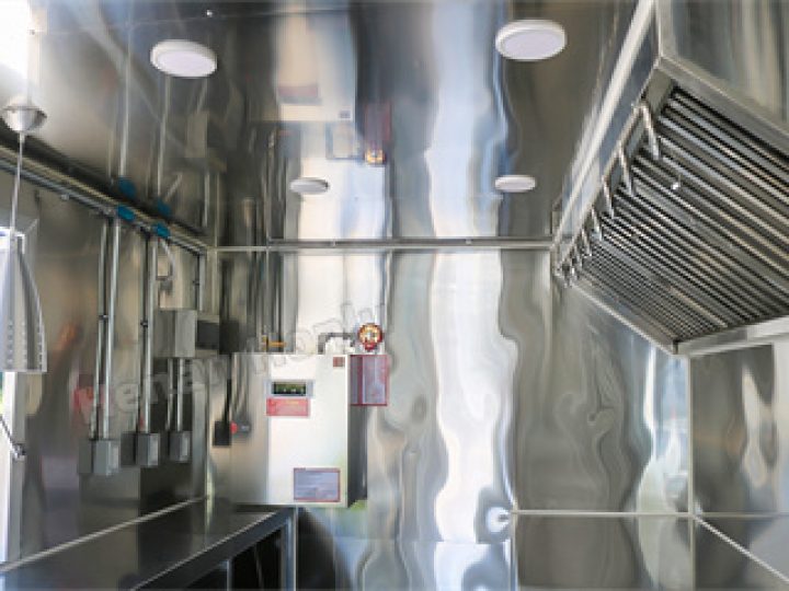18ft food trailer for American customer inner view